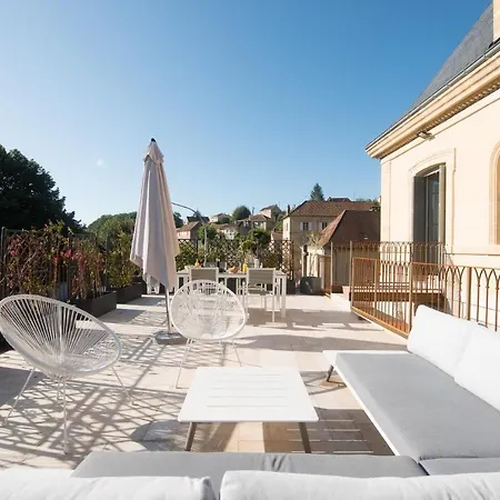 Ferienwohnung La Belle Terrasse Avec Climatisation Et Parking Prive Sarlat Exterior foto